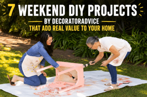 7 Weekend DIY Projects by decoratoradvice That Add Real Value to Your Home