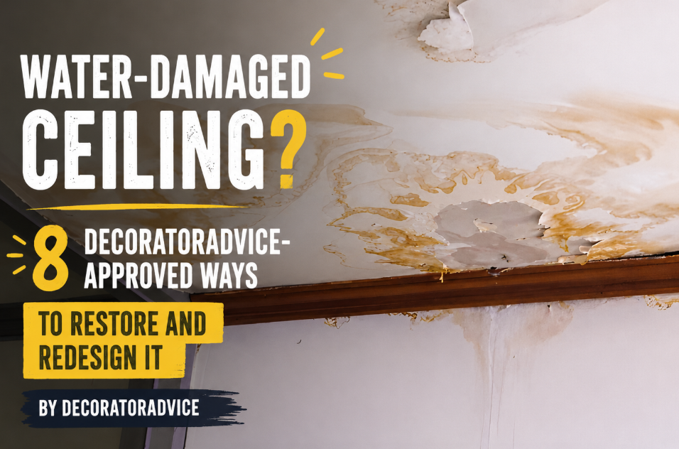 Water-Damaged Ceiling? 8 Decoratoradvice-Approved Ways to Restore and Redesign It